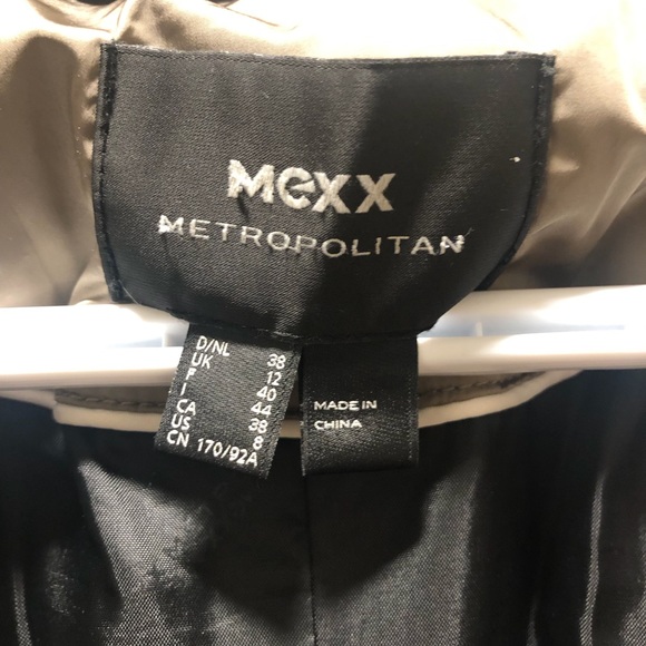 Mexx 3/4 Length Puffer Coat - size 8 - Picture 4 of 8